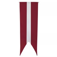Oriflamme Lettonie en maille polyester avec traverse