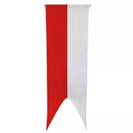 Oriflamme Pologne en maille polyester vertical