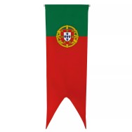Oriflamme Portugal en maille polyester avec traverse bois