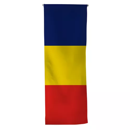 Oriflamme Roumanie en maille polyester 115 g/m²