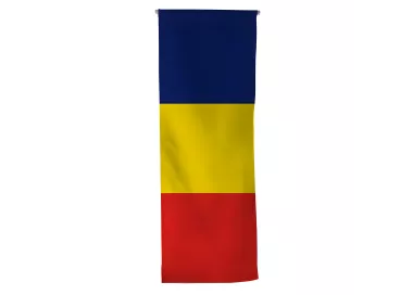 Oriflamme Roumanie en maille polyester 115 g/m²