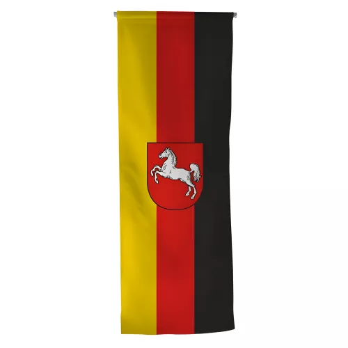 Oriflamme Basse-Saxe en maille polyester avec traverse