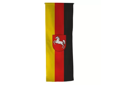 Oriflamme Basse-Saxe en maille polyester avec traverse