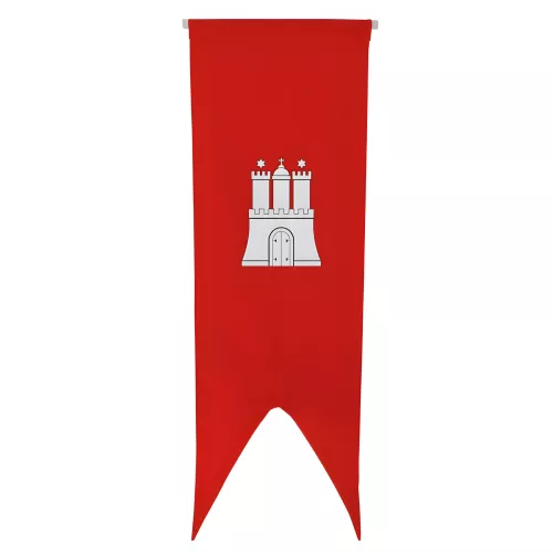 Oriflamme Hambourg en maille polyester avec traverse