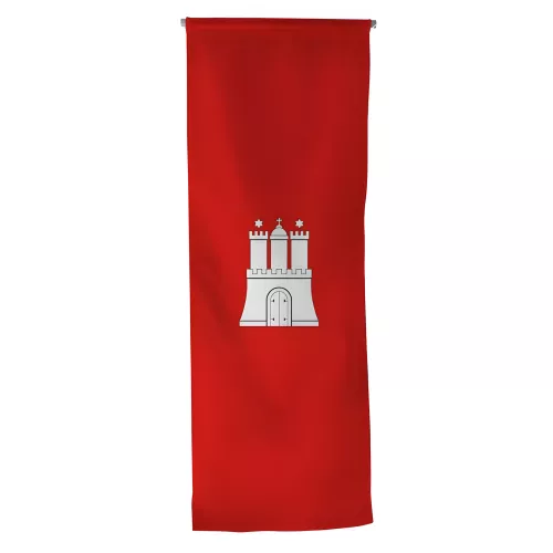Oriflamme Hambourg en maille polyester avec traverse Oriflamme Hambourg en maille polyester avec traverse
