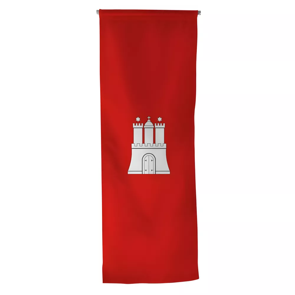 Oriflamme Hambourg en maille polyester avec traverse Oriflamme Hambourg en maille polyester avec traverse