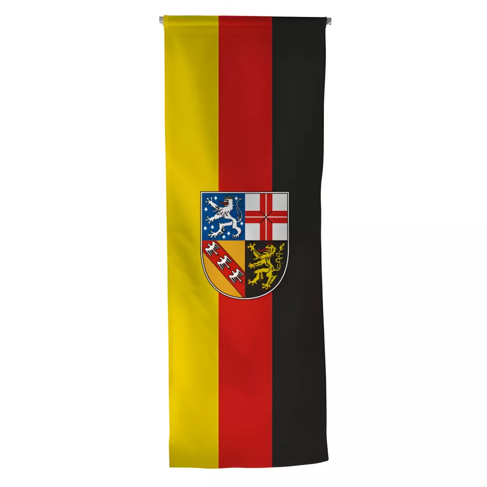 Oriflamme Sarre en maille polyester avec traverse