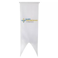 Oriflamme du Conseil Départemental de l'Allier en polyester