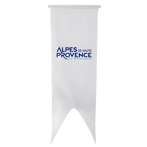 Oriflamme du Conseil Départemental des Alpes de Haute-Provence