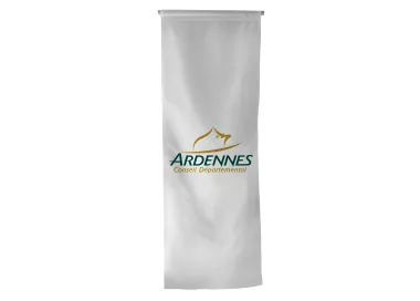 Oriflamme Conseil Départemental Ardennes en maille polyester