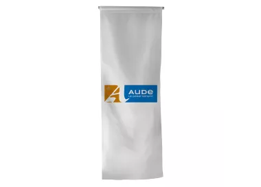 Oriflamme du Conseil Départemental de l'Aude en polyester