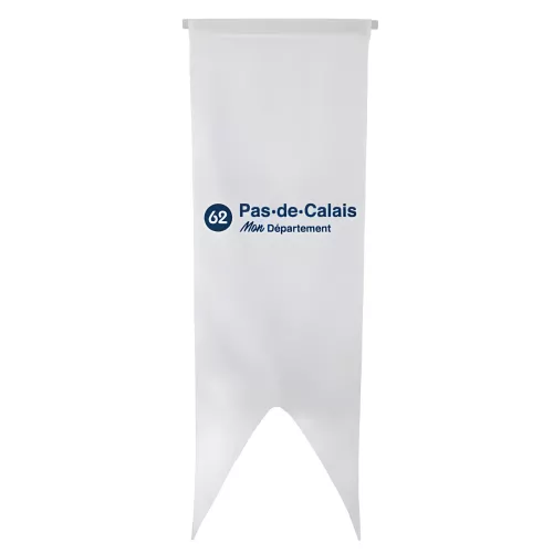 Oriflamme Conseil Départemental Pas-de-Calais maille polyester