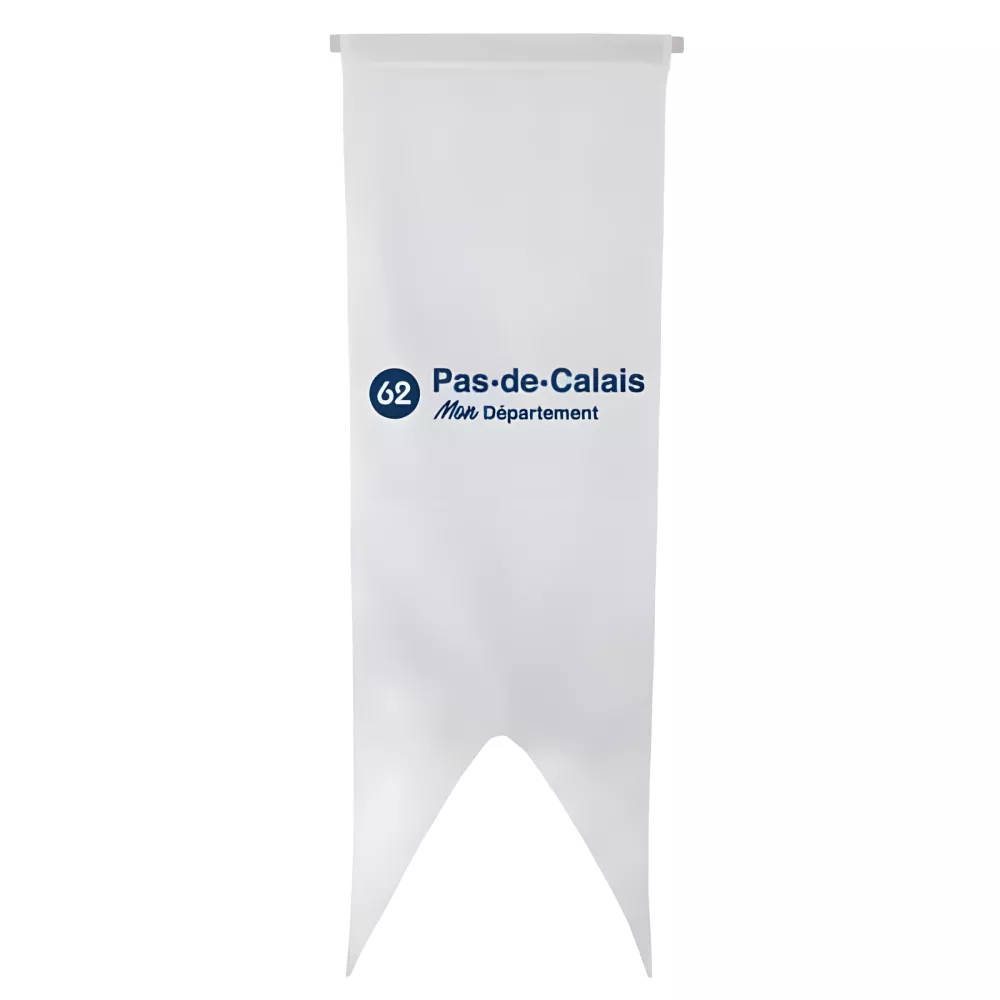 Oriflamme Conseil Départemental Pas-de-Calais maille polyester
