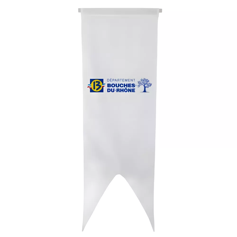 Oriflamme Conseil Départemental Bouches-du-Rhône polyester 115 g/m²