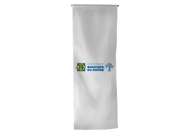 Oriflamme Conseil Départemental Bouches-du-Rhône polyester 115 g/m²