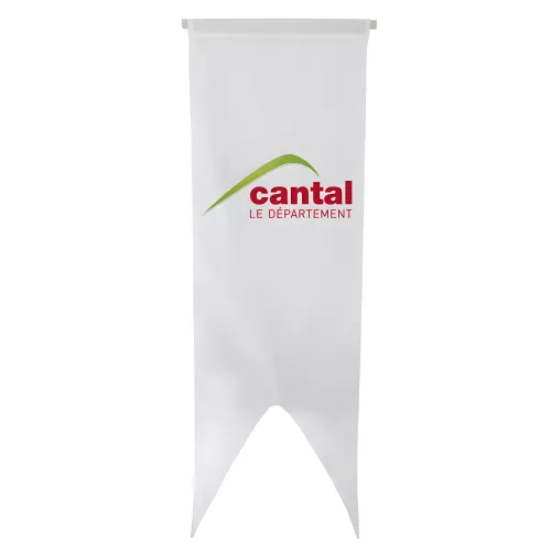 Oriflamme du Conseil Départemental du Cantal en polyester