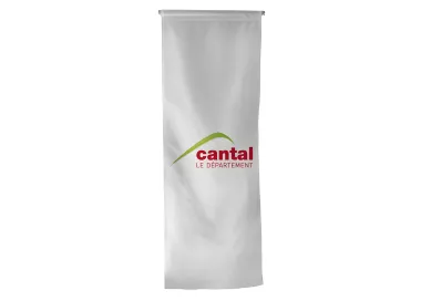 Oriflamme du Conseil Départemental du Cantal en polyester