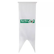 Oriflamme du Conseil Départemental de la Sarthe en maille polyester