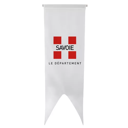 Oriflamme du Conseil Départemental de la Savoie en maille polyester