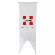 Oriflamme du Conseil Départemental de la Savoie en maille polyester