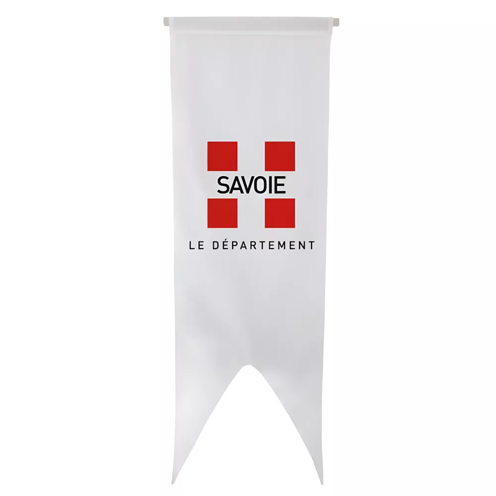 Oriflamme du Conseil Départemental de la Savoie en maille polyester