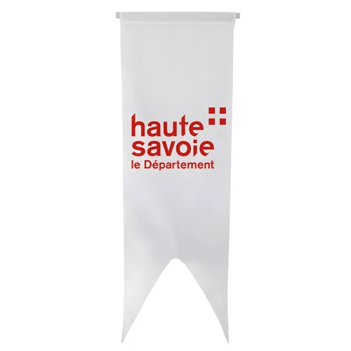 Oriflamme verticale Conseil Départemental Haute-Savoie polyester 115g
