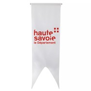 Oriflamme verticale Conseil Départemental Haute-Savoie polyester 115g