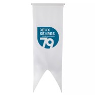 Oriflamme Conseil Départemental Deux-Sèvres en maille polyester