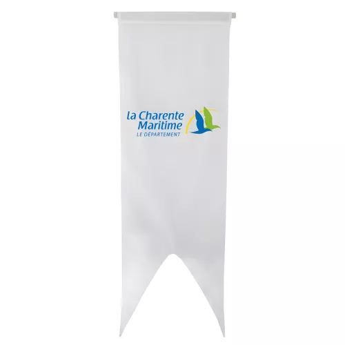Oriflamme du Conseil Départemental de Charente-Maritime personnalisable