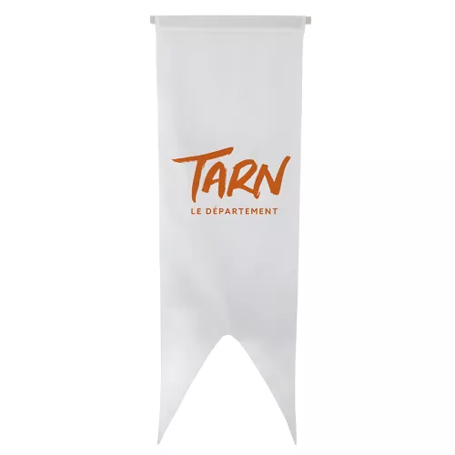 Oriflamme du Conseil Départemental du Tarn en polyester