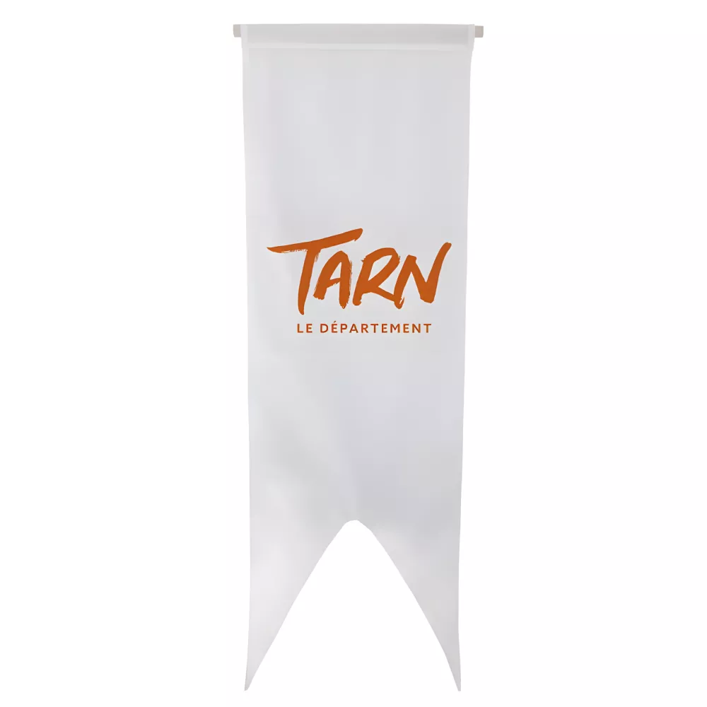 Oriflamme du Conseil Départemental du Tarn en polyester