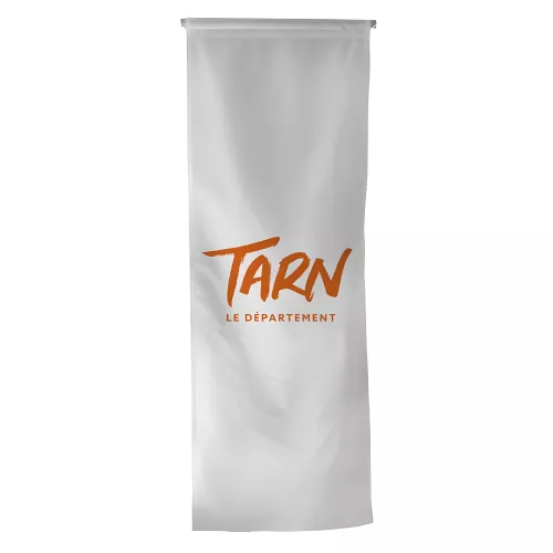 Oriflamme du Conseil Départemental du Tarn en polyester