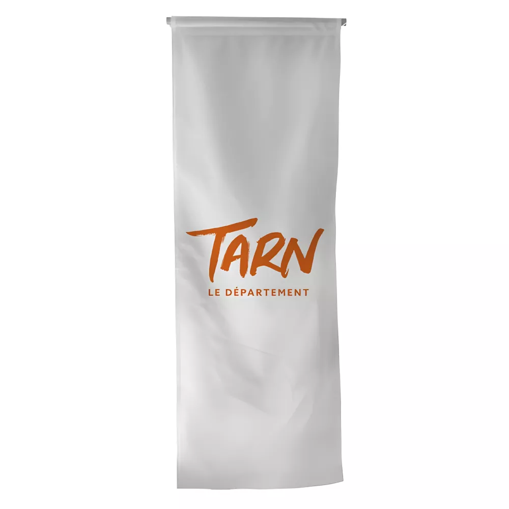 Oriflamme du Conseil Départemental du Tarn en polyester