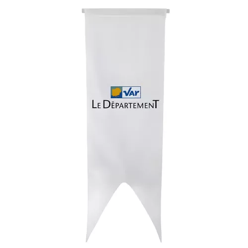 Oriflamme du Conseil Départemental du Var en maille polyester