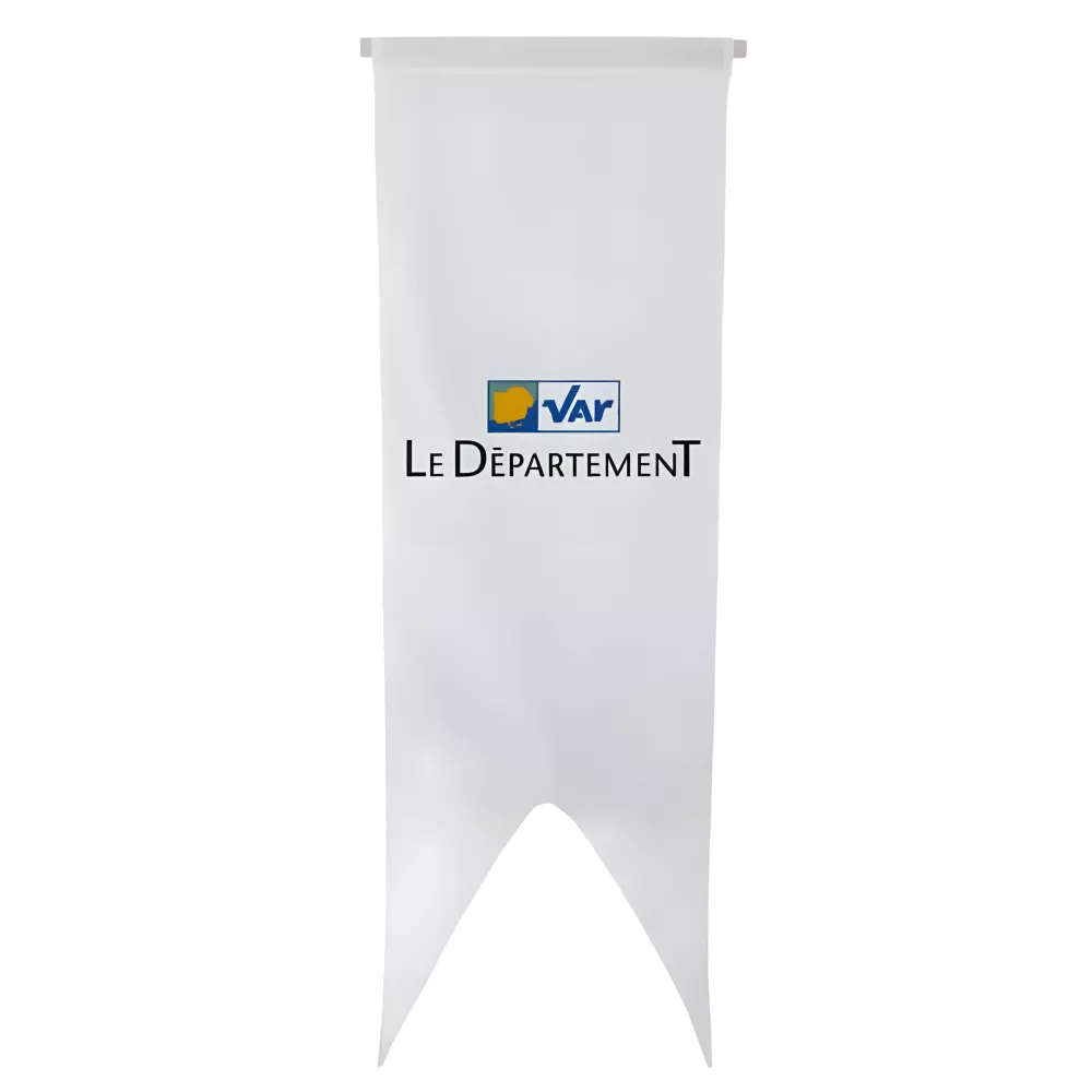 Oriflamme du Conseil Départemental du Var en maille polyester