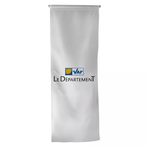 Oriflamme du Conseil Départemental du Var en maille polyester