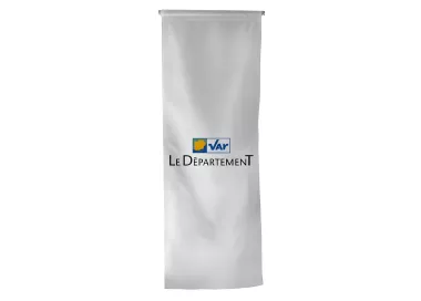 Oriflamme du Conseil Départemental du Var en maille polyester