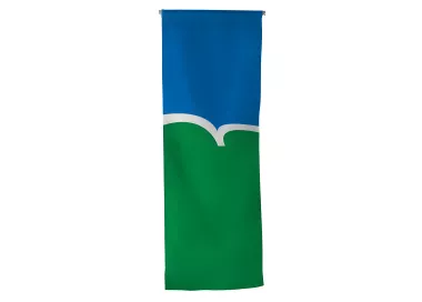 Oriflamme du Conseil Départemental des Côtes d'Armor en maille polyester