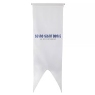 Oriflamme du Conseil Départemental de Seine-Saint-Denis en polyester