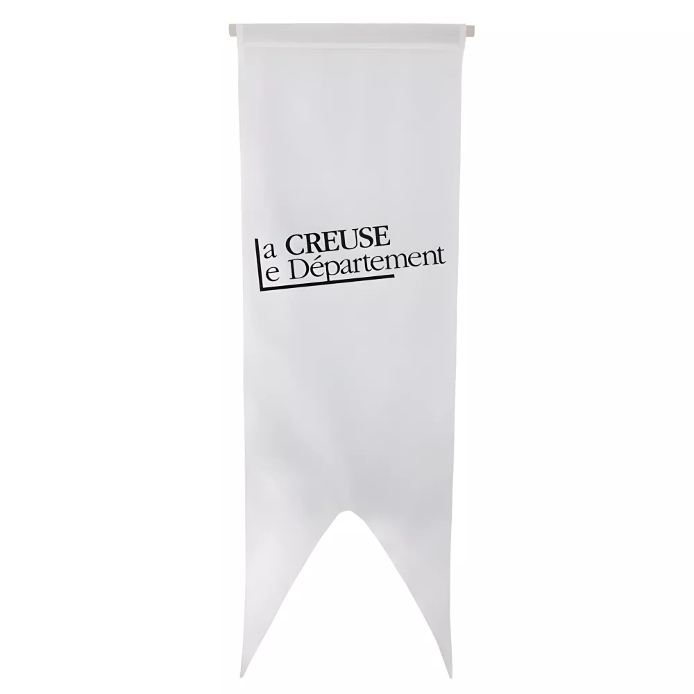 Oriflamme Conseil Départemental Creuse en maille polyester