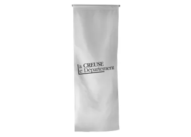 Oriflamme Conseil Départemental Creuse en maille polyester