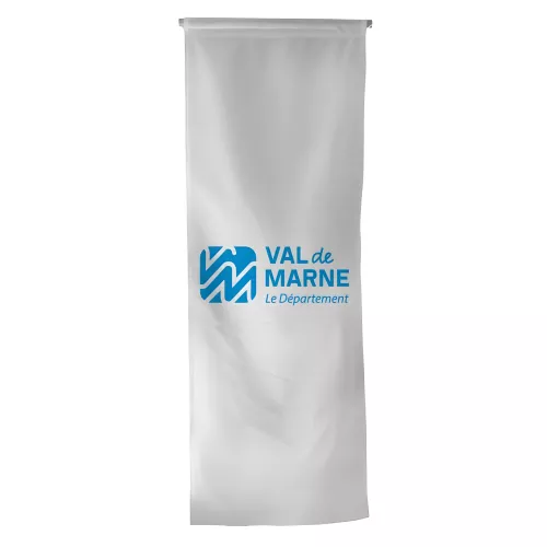 Oriflamme du Conseil Départemental du Val-de-Marne en polyester