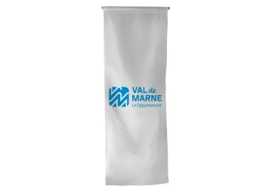 Oriflamme du Conseil Départemental du Val-de-Marne en polyester