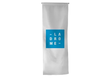 Oriflamme du Conseil Départemental de la Drôme en maille polyester