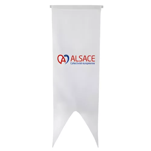 Oriflamme de la Collectivité Européenne d'Alsace en maille polyester