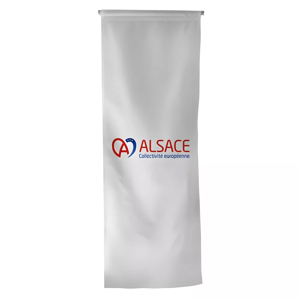 Oriflamme de la Collectivité Européenne d'Alsace en maille polyester
