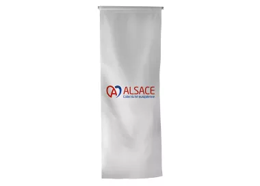 Oriflamme de la Collectivité Européenne d'Alsace en maille polyester