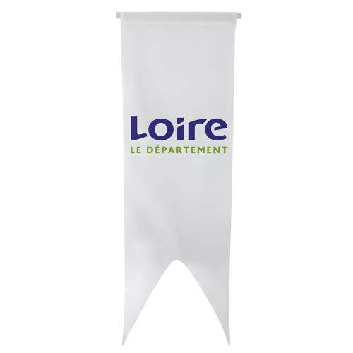 Oriflamme du Conseil Départemental de la Loire en polyester