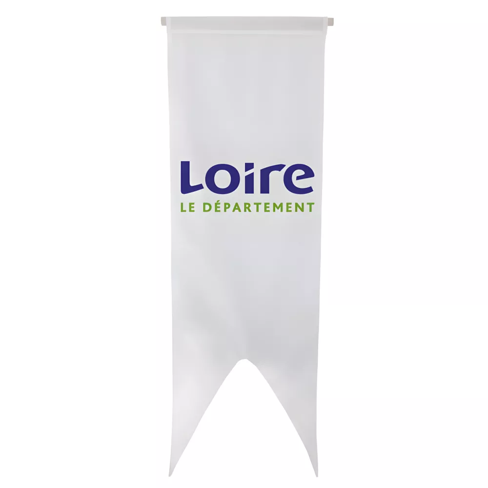 Oriflamme du Conseil Départemental de la Loire en polyester