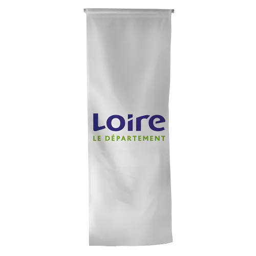Oriflamme du Conseil Départemental de la Loire en polyester